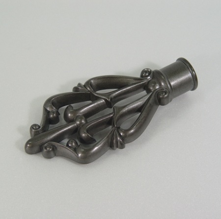 Shield Curtain Pole Finial - shield_curtain_finial